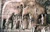 Brantome: detail des bas reliefs
